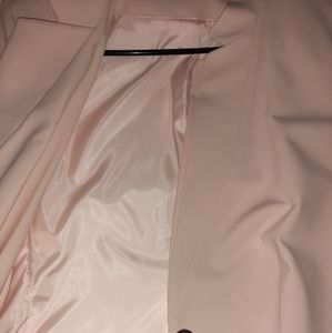 Plus Size Calvin Klein Blush Pink  lined Blazer